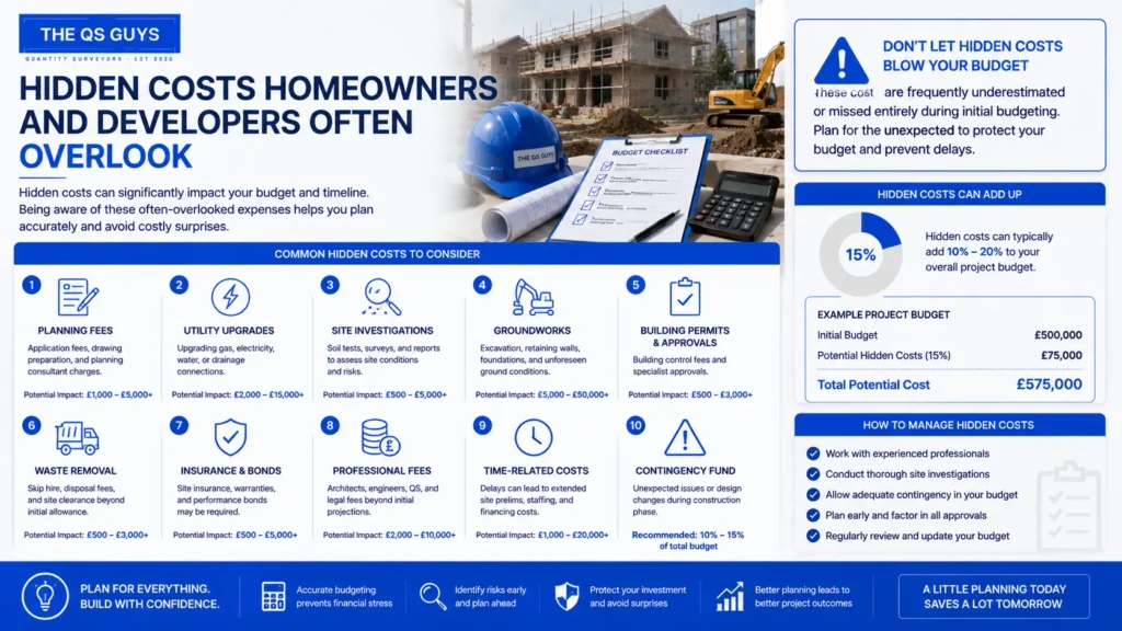 Hidden construction costs homeowners and developers overlook