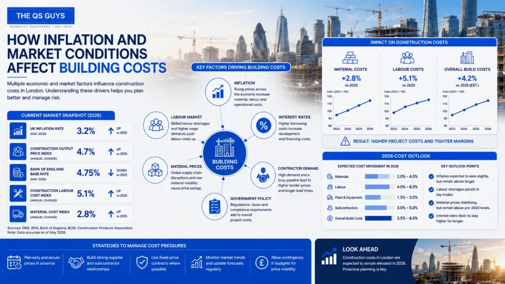 Inflation and market conditions affecting building costs