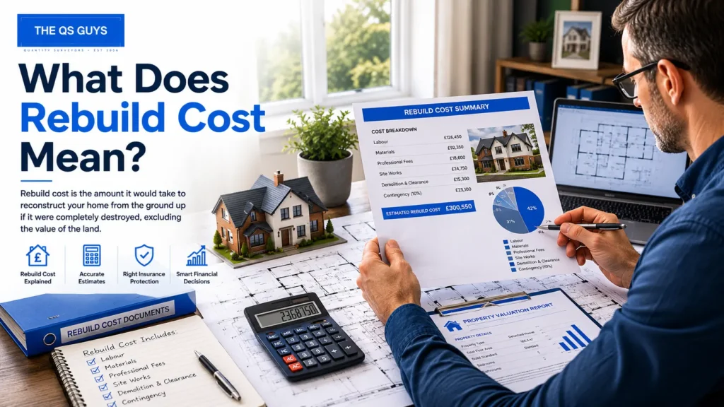 Understanding rebuild cost and property valuation in the UK.